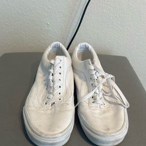 white old skool vans